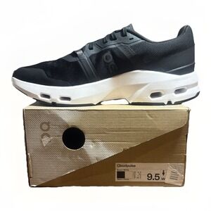 On Cloudpulse in women's size 9.5 Black/White sole
